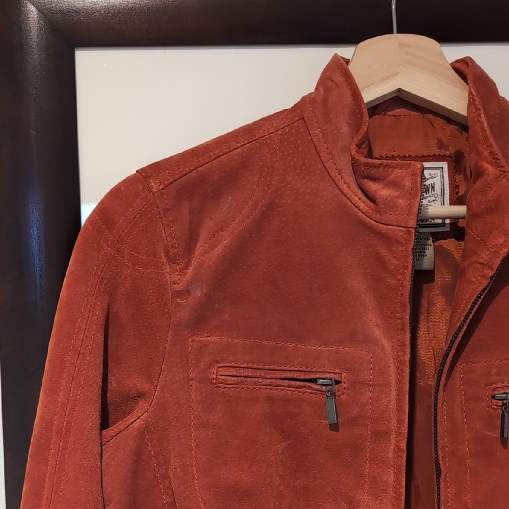 Suede Jacket - Rust - Picture 2 of 4